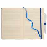 5.5'' x 8.5'' Recycled PET and Cork Bound Journal - SM-5313BLFront 5.5'' x 8.5'' Recycled PET and Cork Bound Journal - SM-5313BLFront