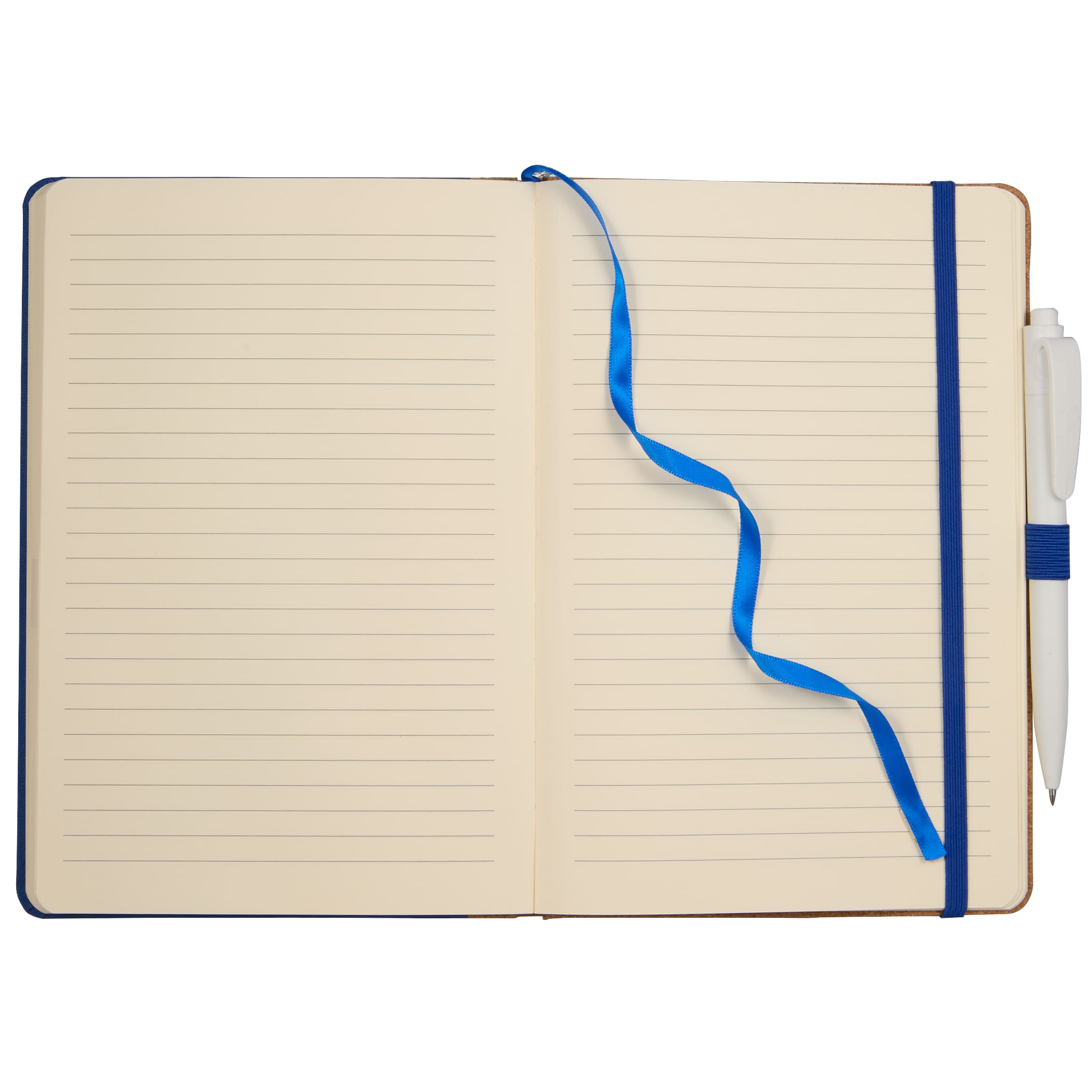 5.5'' x 8.5'' Recycled PET and Cork Bound Journal 1