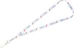 Full Color 3/4" Premium Lanyard w/ Hook - SM-8093SBLFront Full Color 3/4" Premium Lanyard w/ Hook - SM-8093SBLFront