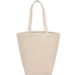 Herringbone 7oz Cotton Canvas Grocery Tote - 7900-10NTFront Herringbone 7oz Cotton Canvas Grocery Tote - 7900-10NTFront