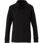 Women's PALO Long Sleeve 100% Cotton Pique Polo - TM96649995Front Women's PALO Long Sleeve 100% Cotton Pique Polo - TM96649995Front