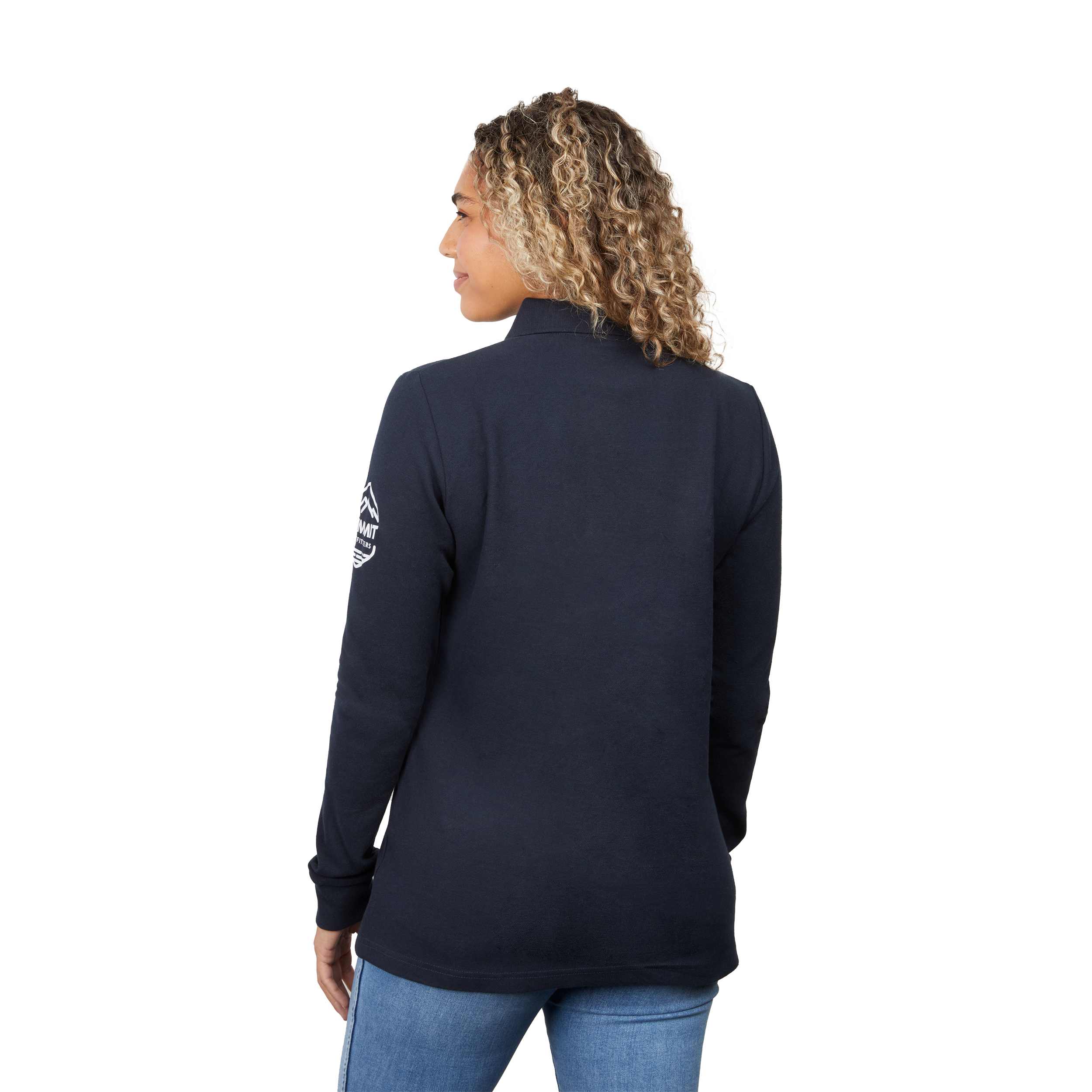Women's PALO Long Sleeve 100% Cotton Pique Polo 1