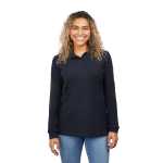 Women's PALO Long Sleeve 100% Cotton Pique Polo - TM96649575Front Women's PALO Long Sleeve 100% Cotton Pique Polo - TM96649575Front