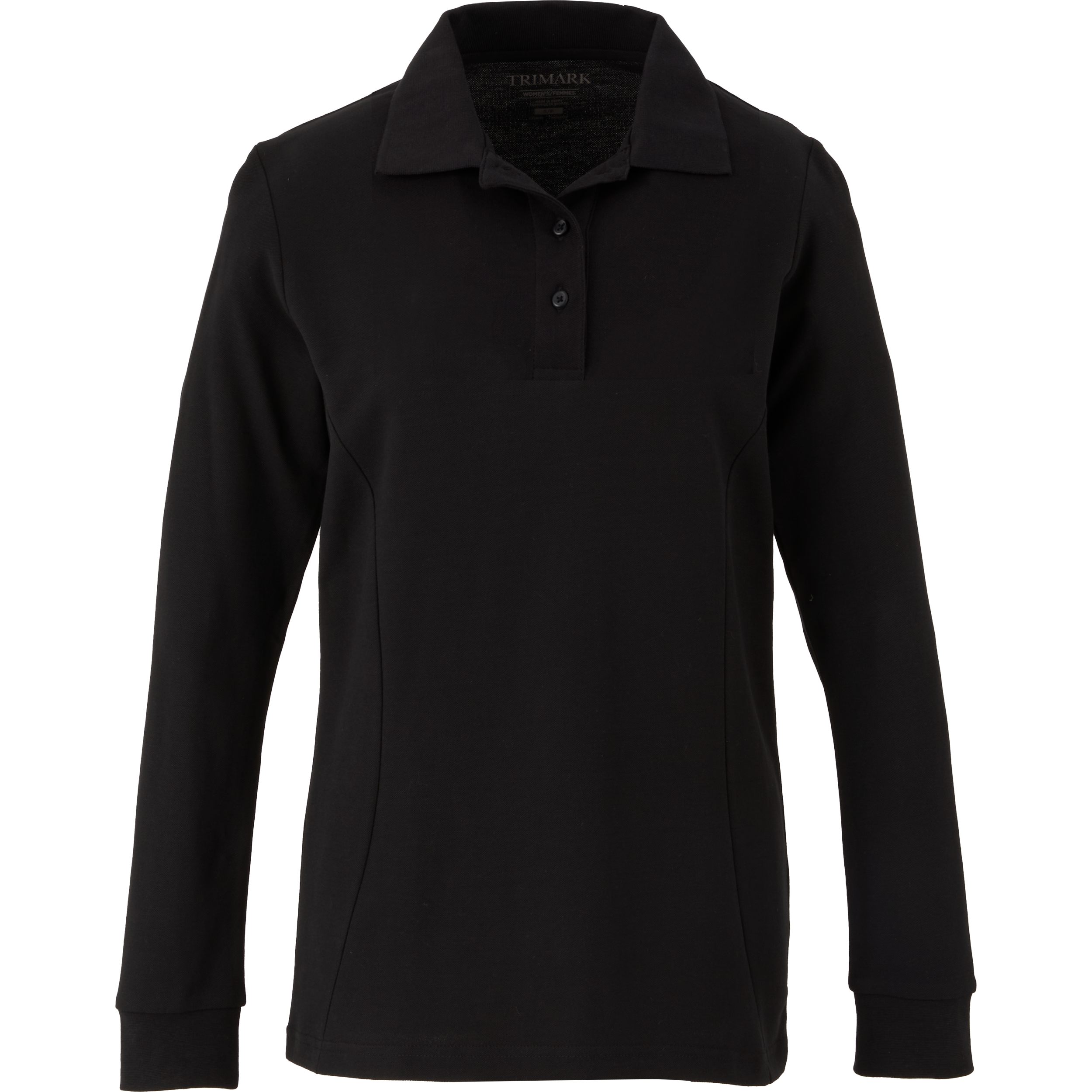 Women's PALO Long Sleeve 100% Cotton Pique Polo 1