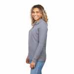 Women's PALO Long Sleeve 100% Cotton Pique Polo - TM96649945Front Women's PALO Long Sleeve 100% Cotton Pique Polo - TM96649945Front