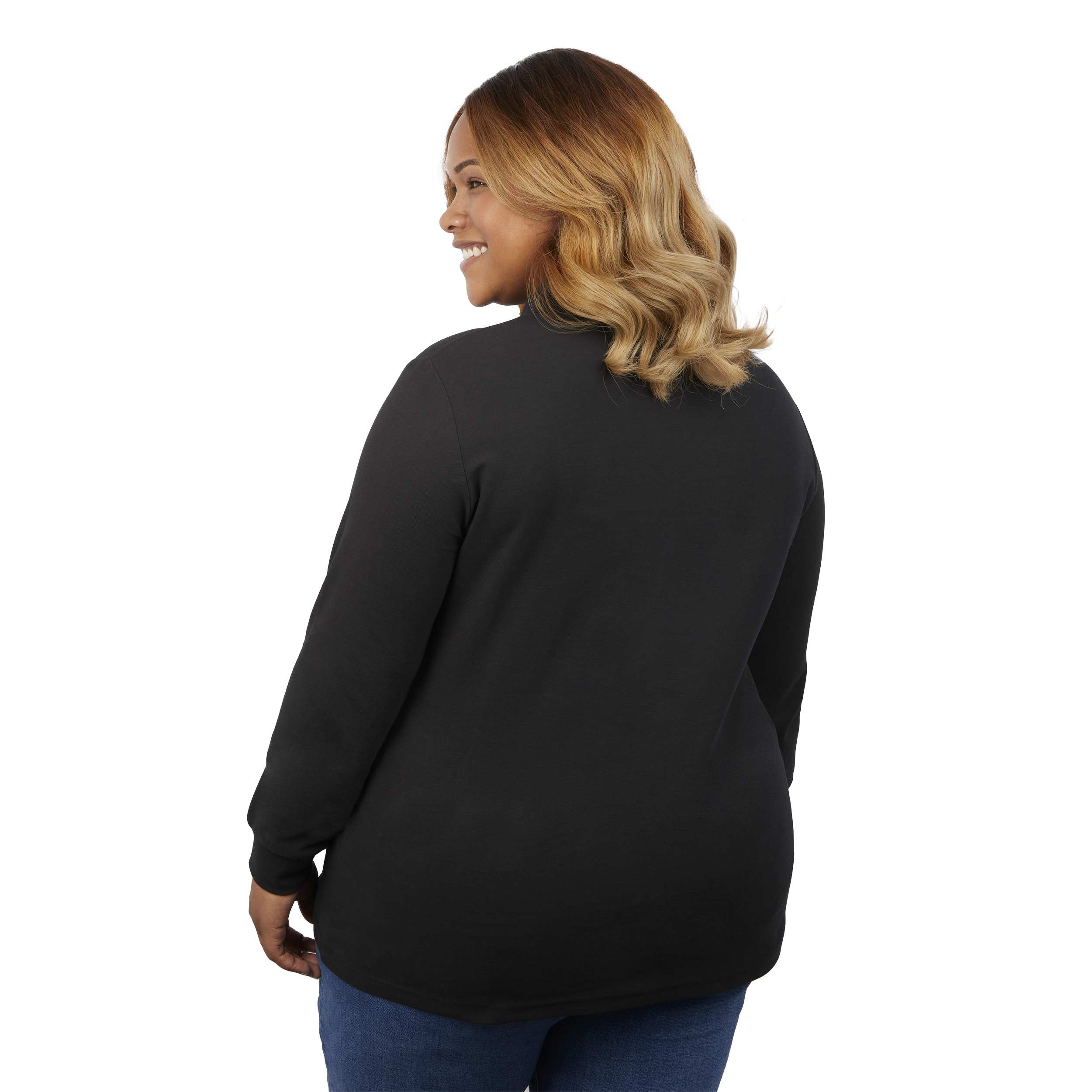 Women's PALO Long Sleeve 100% Cotton Pique Polo 1