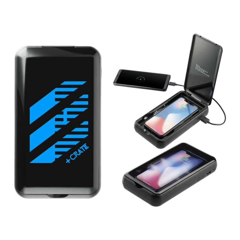 Pristine 10,000mAh Wireless Power Bank w/UV Sanitizer 1 Pristine 10,000mAh Wireless Power Bank w/UV Sanitizer 1