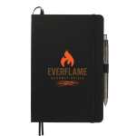5.5" x 8.5" Recycled Marine Bound Journal Set - Black Logo Front 5.5" x 8.5" Recycled Marine Bound Journal Set - Black Logo Front