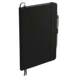 5.5" x 8.5" Recycled Marine Bound Journal Set - 7200-82BK Angle-Right 5.5" x 8.5" Recycled Marine Bound Journal Set - 7200-82BK Angle-Right