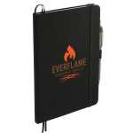 5.5" x 8.5" Recycled Marine Bound Journal Set - 7200-82BK Angle-Right 5.5" x 8.5" Recycled Marine Bound Journal Set - 7200-82BK Angle-Right