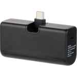 Stay Powered 1200 mAh Power Bank with Type-C Tip - SM-2856BKBack Stay Powered 1200 mAh Power Bank with Type-C Tip - SM-2856BKBack