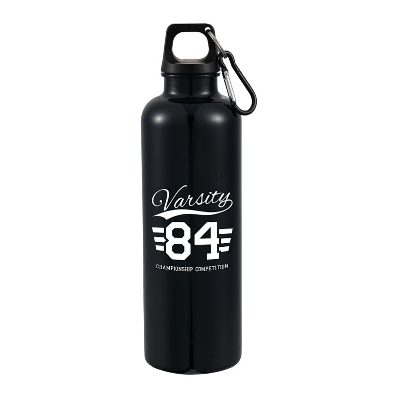 25 Oz. Race Recycled Bottle with Carabiner Clip 1 25 Oz. Race Recycled Bottle with Carabiner Clip 1