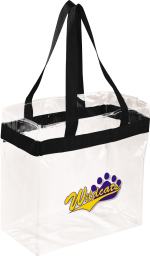 Game Day Clear Stadium Tote - 2301-36BKAngle-Right Game Day Clear Stadium Tote - 2301-36BKAngle-Right