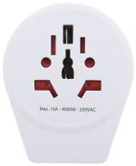 SKROSS World Travel Adapter PRO World & USB - 9444-03WHFront SKROSS World Travel Adapter PRO World & USB - 9444-03WHFront