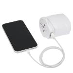 SKROSS World Travel Adapter PRO World & USB - 9444-03WHFront SKROSS World Travel Adapter PRO World & USB - 9444-03WHFront