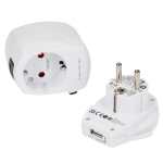 SKROSS World Travel Adapter PRO World & USB - 9444-03WHFront SKROSS World Travel Adapter PRO World & USB - 9444-03WHFront
