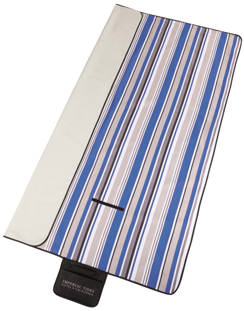 Oversized Striped Picnic and Beach Blanket 1 Oversized Striped Picnic and Beach Blanket 1