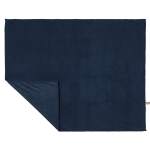 Recycled PET Oversized Coral Fleece Blanket - 1082-02GYFront Recycled PET Oversized Coral Fleece Blanket - 1082-02GYFront