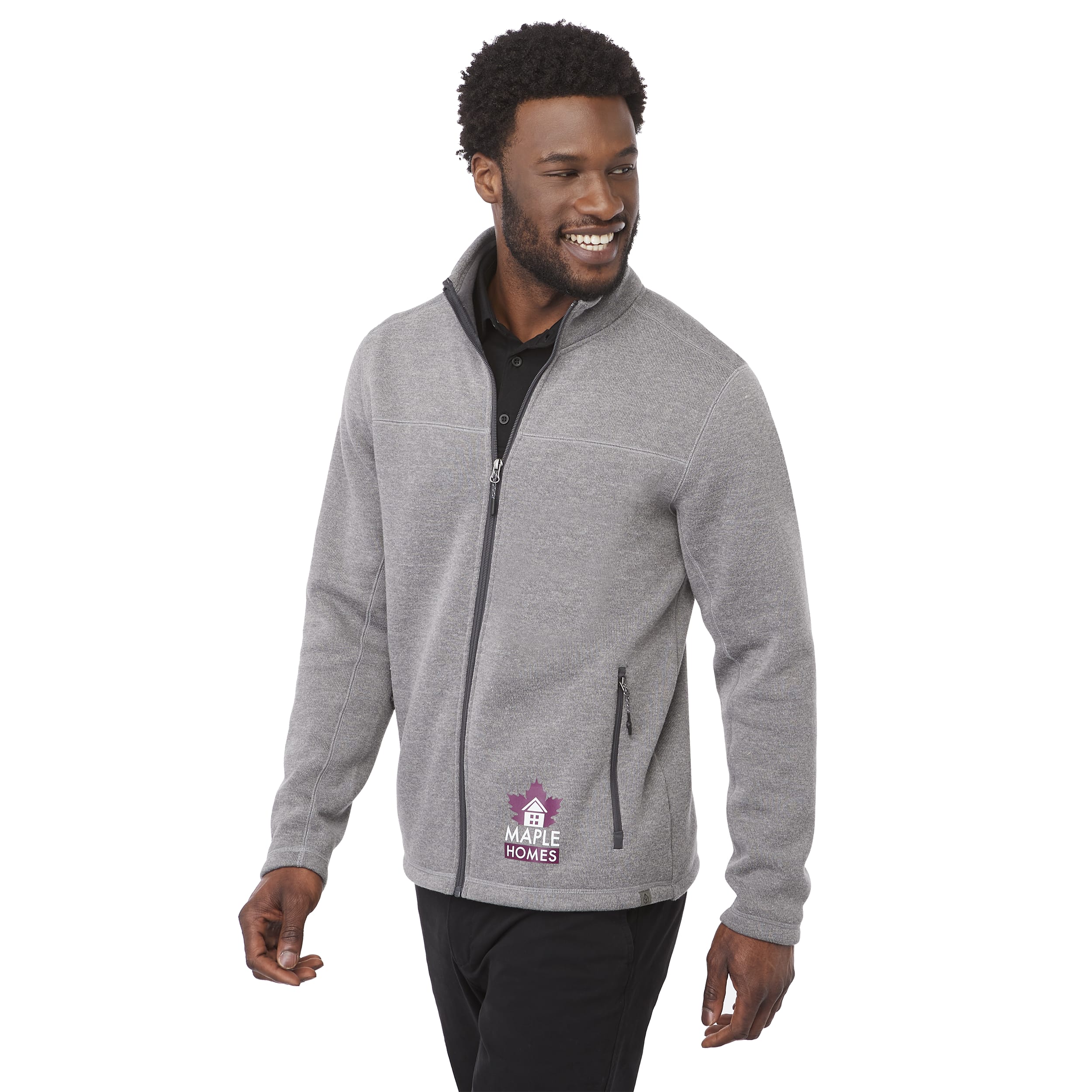 Men's DARNELL Eco Knit Full Zip Sweater 1