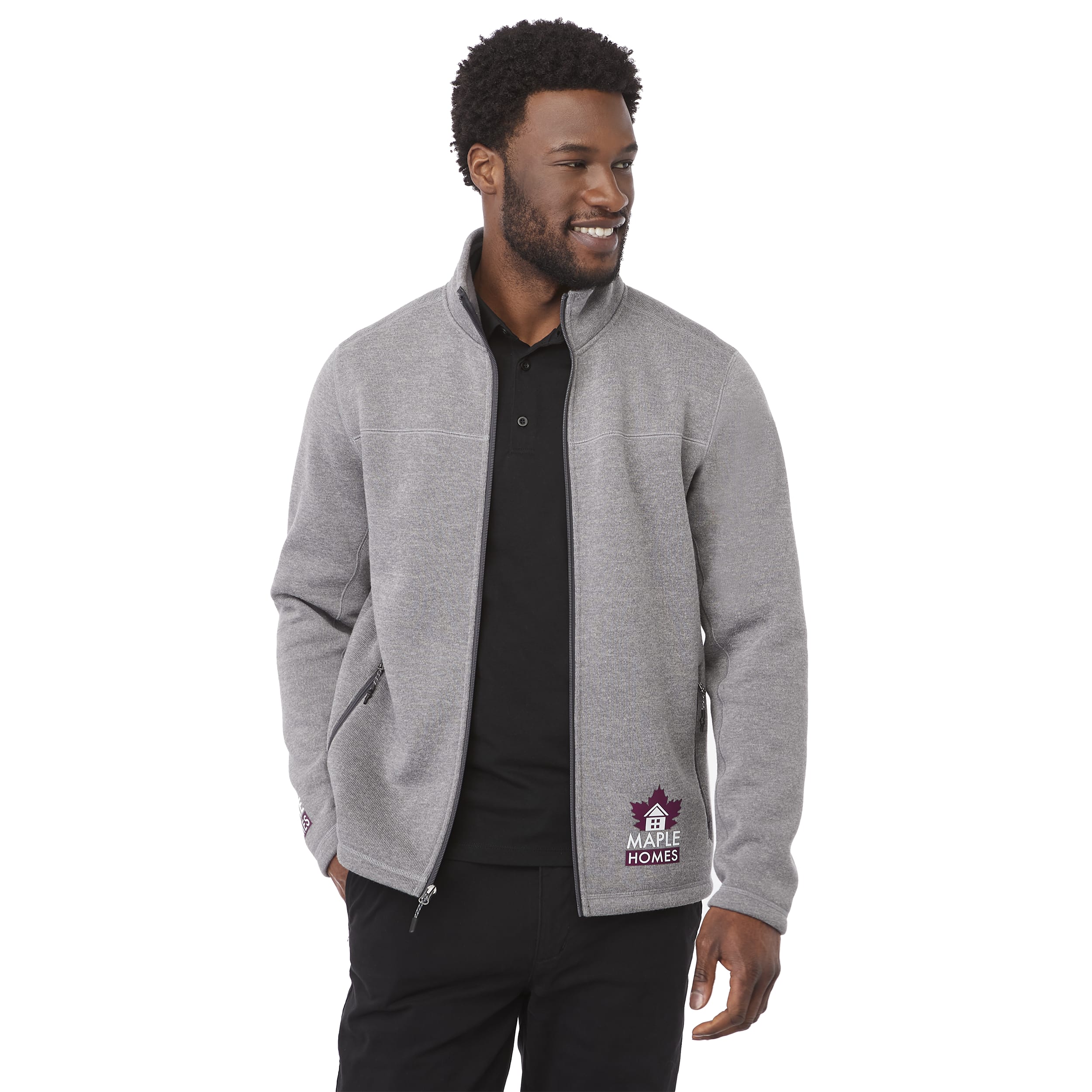 Men's DARNELL Eco Knit Full Zip Sweater 1