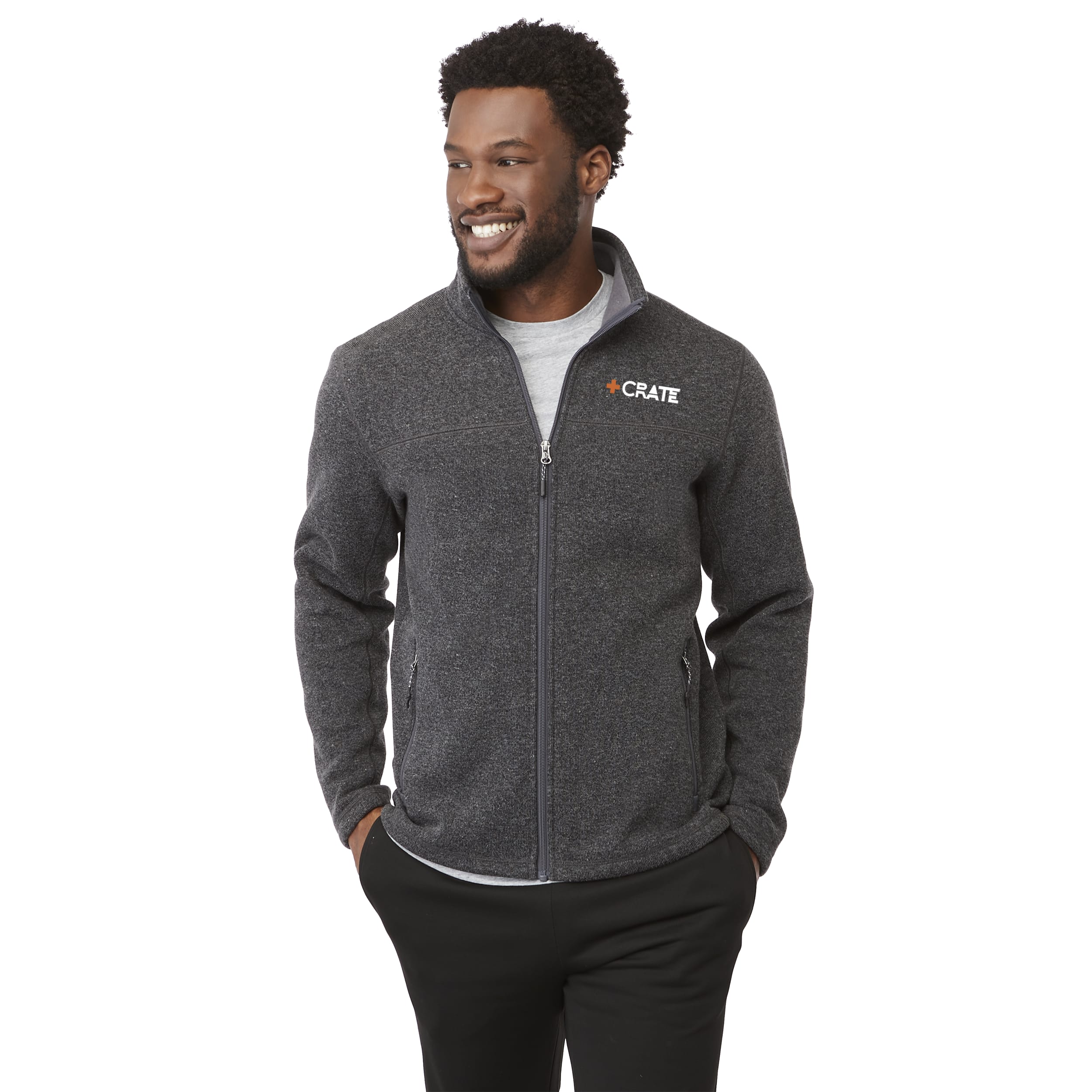 Men's DARNELL Eco Knit Full Zip Sweater 1