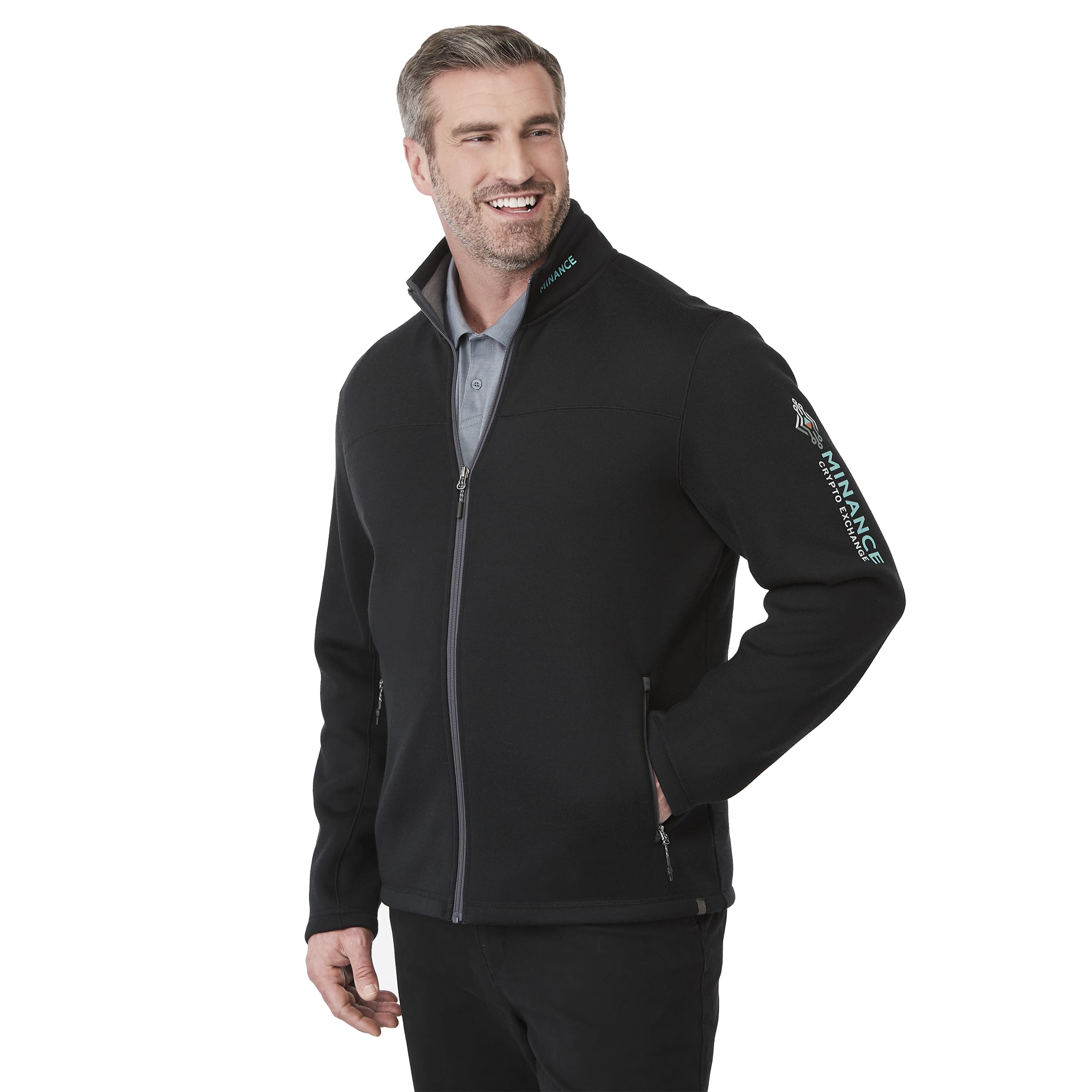 Men's DARNELL Eco Knit Full Zip Sweater 1