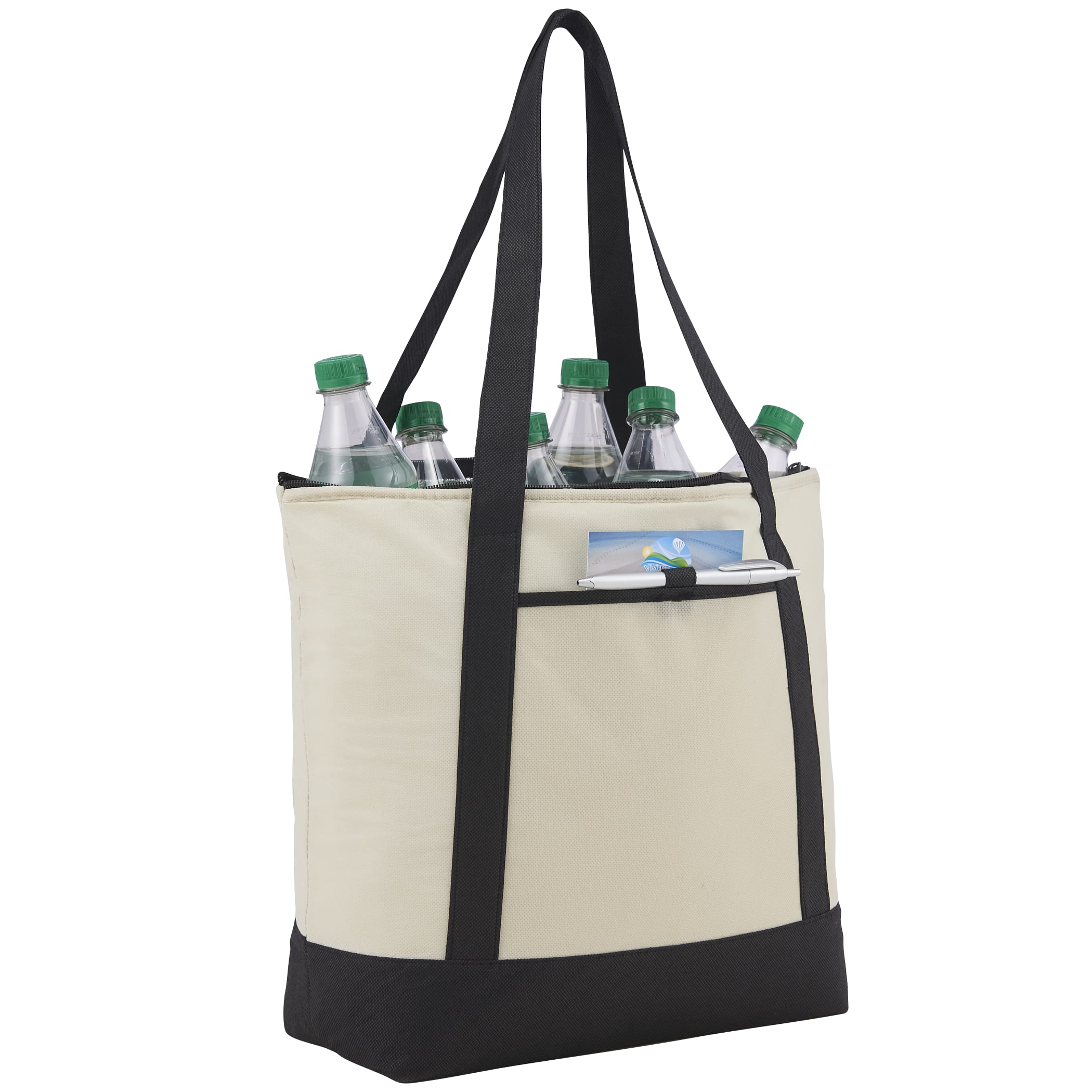 Lighthouse 24-Can Non-Woven Tote Cooler 1