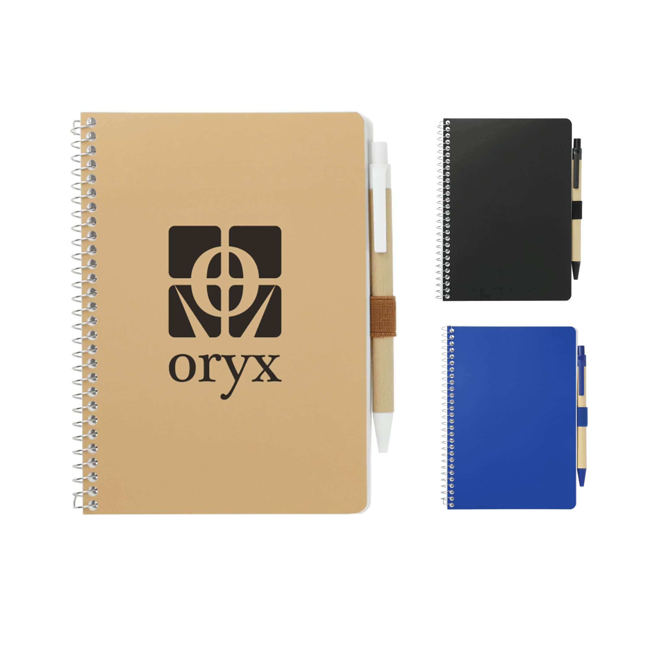 5'' x 7'' FSC® Mix Spiral Notebook with Pen 1