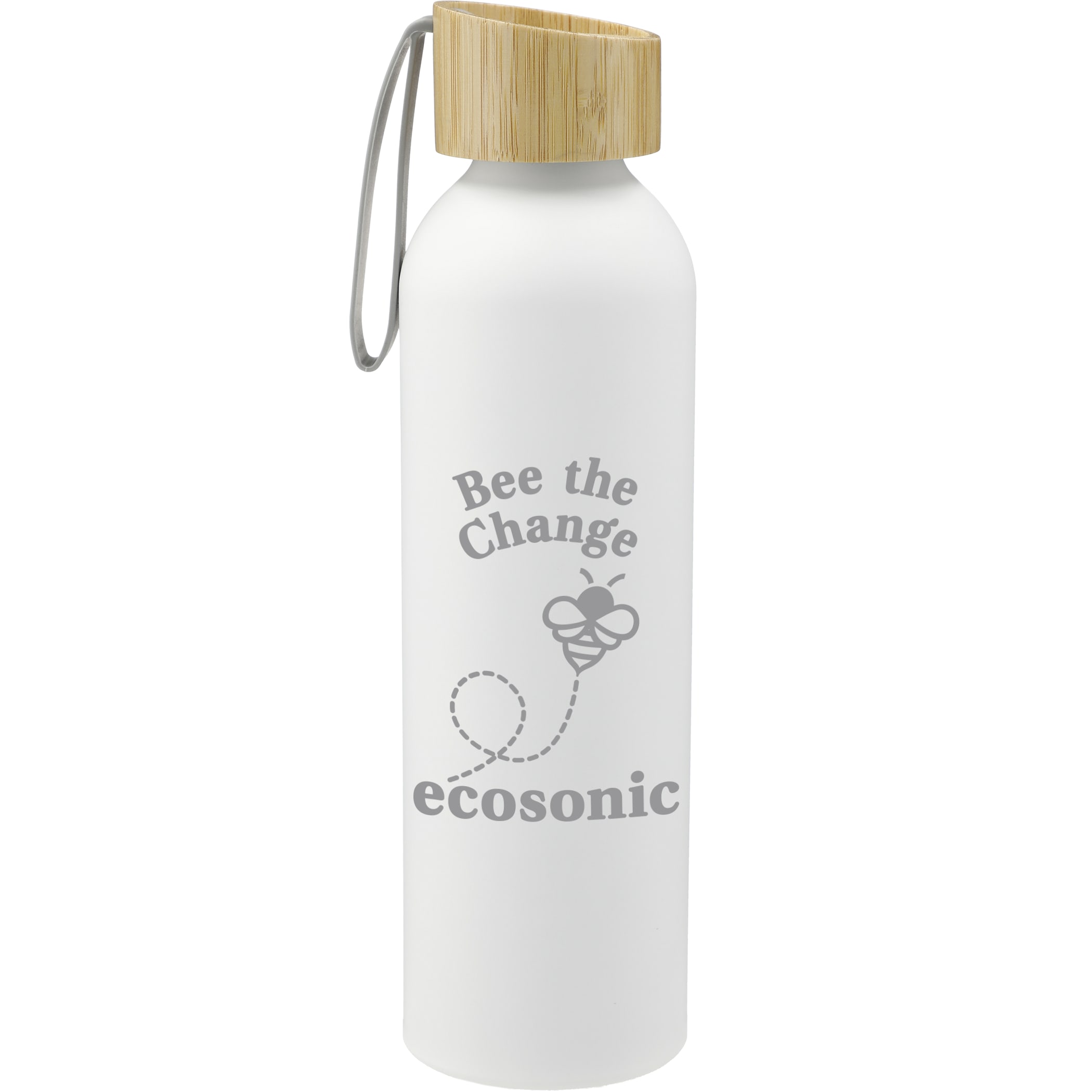 Ryze Aluminum Sports Water Bottle 22 oz with FSC® Bamboo Lid 1