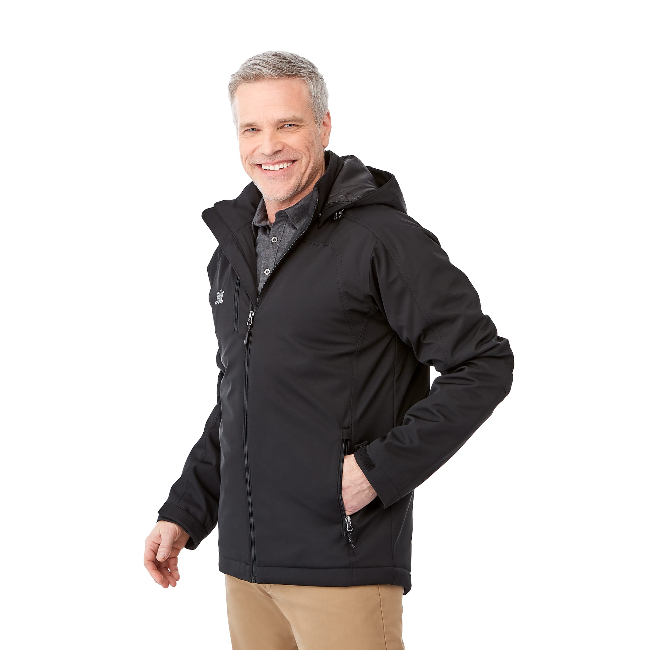 Men's BRYCE Insulated Softshell Jacket with Hood 1