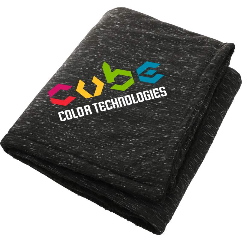 Heathered Sherpa Blanket 1 Heathered Sherpa Blanket 1