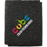 Heathered Sherpa Blanket - SM-8730BKAngle-Left Heathered Sherpa Blanket - SM-8730BKAngle-Left