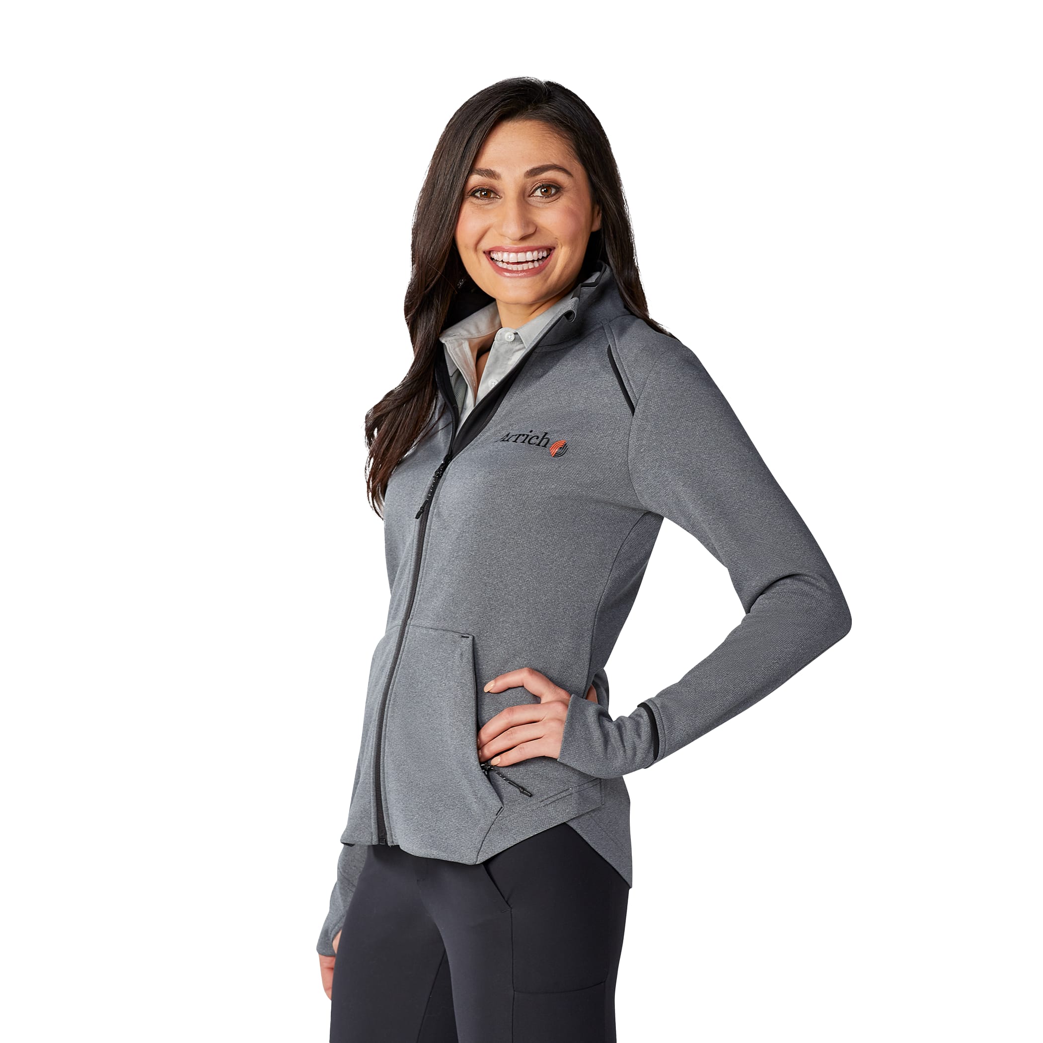 Women's TAMARACK Full Zip Performance Jacket with Thumb Holes 1