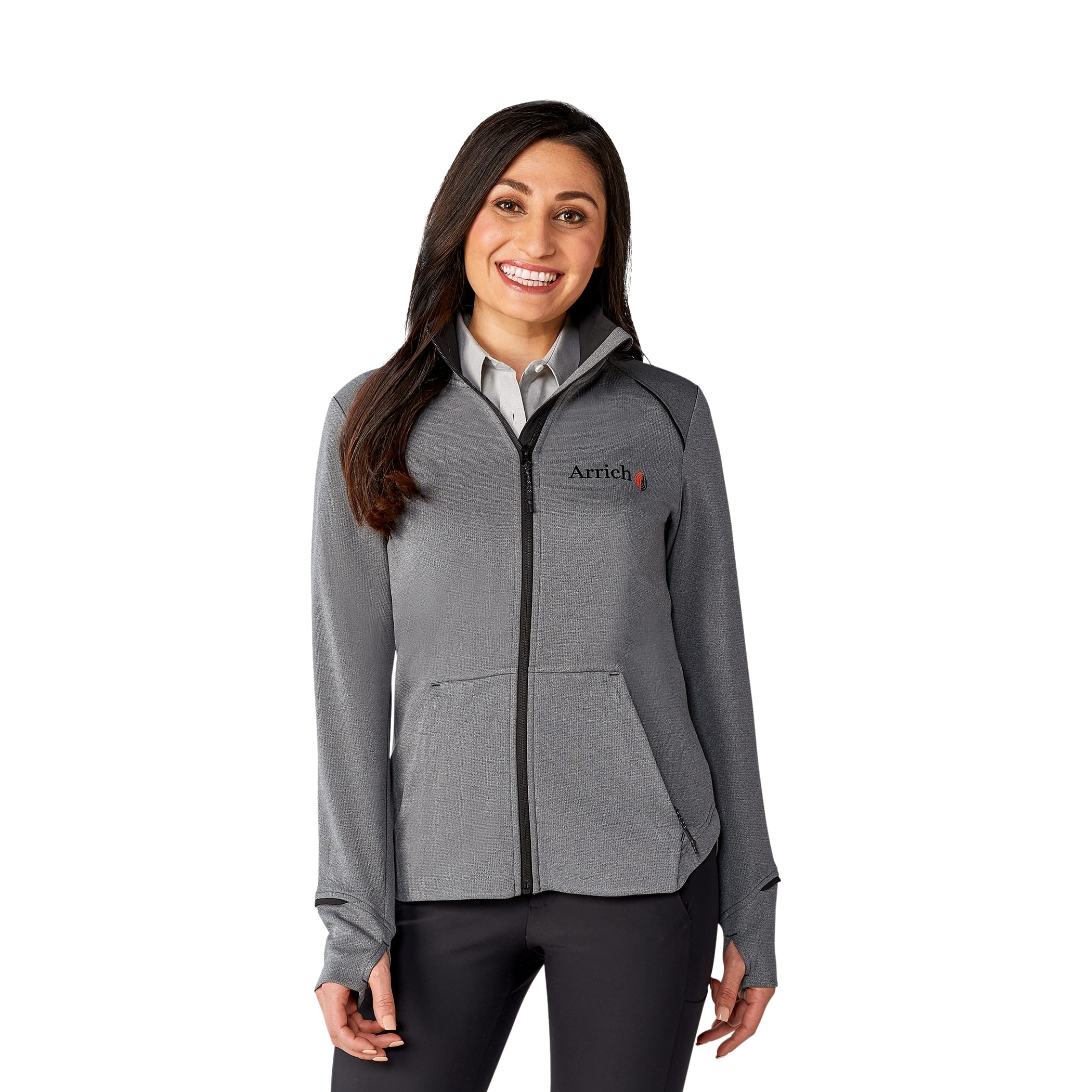 Women's TAMARACK Full Zip Performance Jacket with Thumb Holes 1