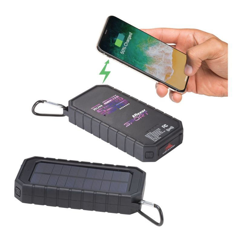 High Sierra® IPX 5 Solar Fast Wireless Power Bank 1 High Sierra® IPX 5 Solar Fast Wireless Power Bank 1