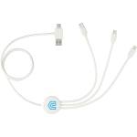 5-in-1 Charging Cable With Coating - 7143-17WHFront 5-in-1 Charging Cable With Coating - 7143-17WHFront