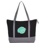 Repose 10oz Recycled Cotton Zippered Tote 1 Repose 10oz Recycled Cotton Zippered Tote 1