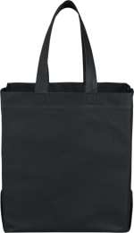 Liberty Heat Seal Non-Woven Grocery Tote - SM-7411BKFront Liberty Heat Seal Non-Woven Grocery Tote - SM-7411BKFront