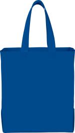 Liberty Heat Seal Non-Woven Grocery Tote - SM-7411RBLFront Liberty Heat Seal Non-Woven Grocery Tote - SM-7411RBLFront
