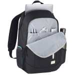 Case Logic Jaunt Recycled 16'' Computer Backpack - 8151-10BKAngle-Right Case Logic Jaunt Recycled 16'' Computer Backpack - 8151-10BKAngle-Right