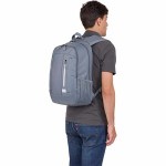 Case Logic Jaunt Recycled 16'' Computer Backpack - 8151-10GYAngle-Left Case Logic Jaunt Recycled 16'' Computer Backpack - 8151-10GYAngle-Left