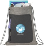 Reclaim Recycled Drawstring Bag - 3001-71GAFront Reclaim Recycled Drawstring Bag - 3001-71GAFront