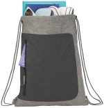 Reclaim Recycled Drawstring Bag - 3001-71GAFront Reclaim Recycled Drawstring Bag - 3001-71GAFront