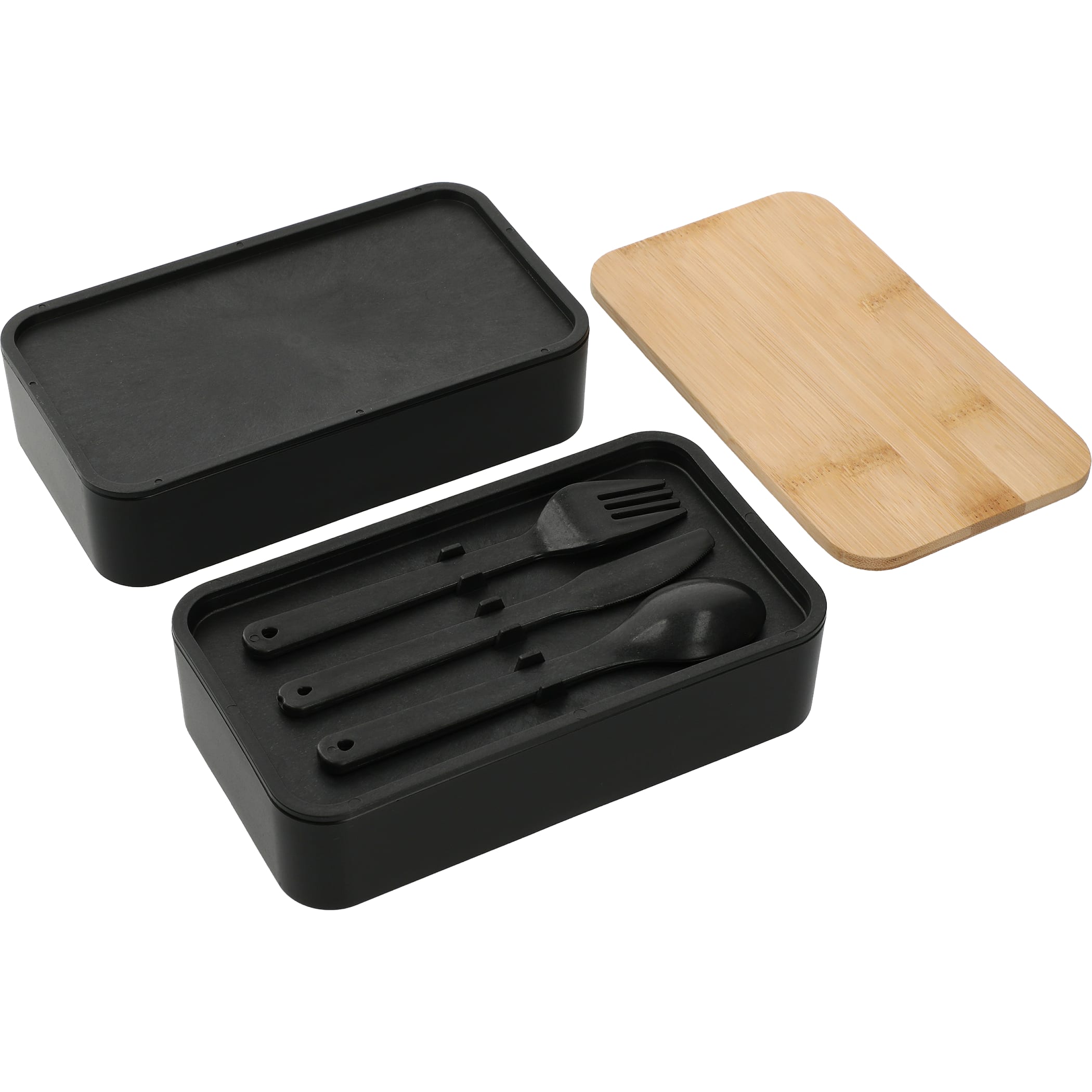 Stackable Bamboo Fiber Bento Box 1