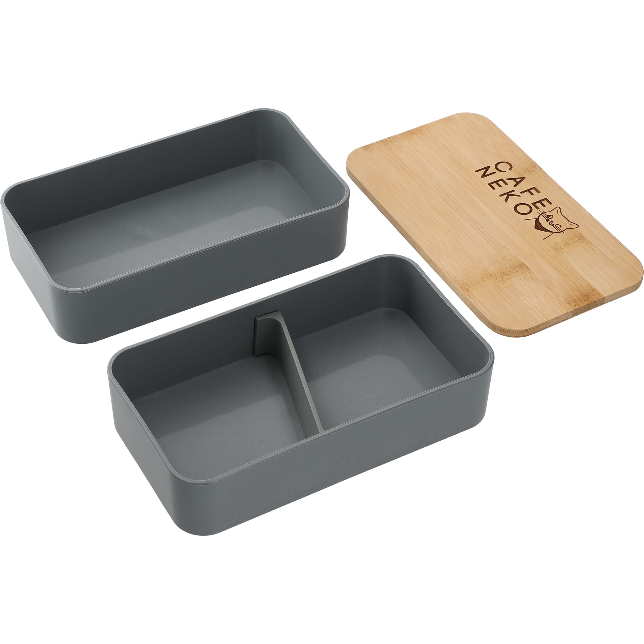 Stackable Bamboo Fiber Bento Box 1