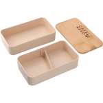 Stackable Bamboo Fiber Bento Box - 1033-85BGTop Stackable Bamboo Fiber Bento Box - 1033-85BGTop