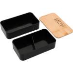 Stackable Bamboo Fiber Bento Box - 1033-85BKAngle-Right Stackable Bamboo Fiber Bento Box - 1033-85BKAngle-Right