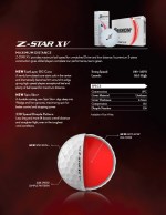 Srixon Z-STAR XV Golf Balls - 3 Pack - 9902-12WHFront Srixon Z-STAR XV Golf Balls - 3 Pack - 9902-12WHFront