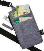 THE GOODS™ Recycled Felt Lanyard Wallet - SM-5782CAAngle-Right THE GOODS™ Recycled Felt Lanyard Wallet - SM-5782CAAngle-Right