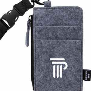 THE GOODS™ Recycled Felt Lanyard Wallet 1 THE GOODS™ Recycled Felt Lanyard Wallet 1